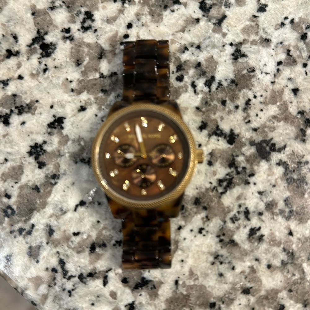 Michael Kors Tortoise Shell Watch